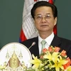 阮晋勇总理在会议上发表讲话
